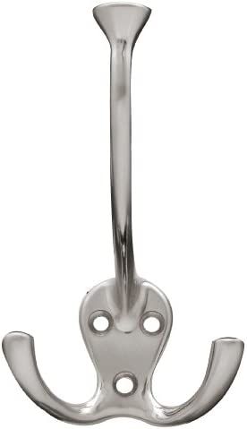 Get a pair of Online Liberty B42305Z-SN-C Hook with Three Flared Prongs,  Satin Nickel only 39$